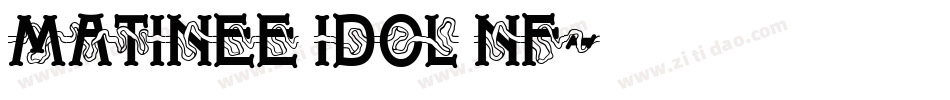 Matinee Idol NF字体转换